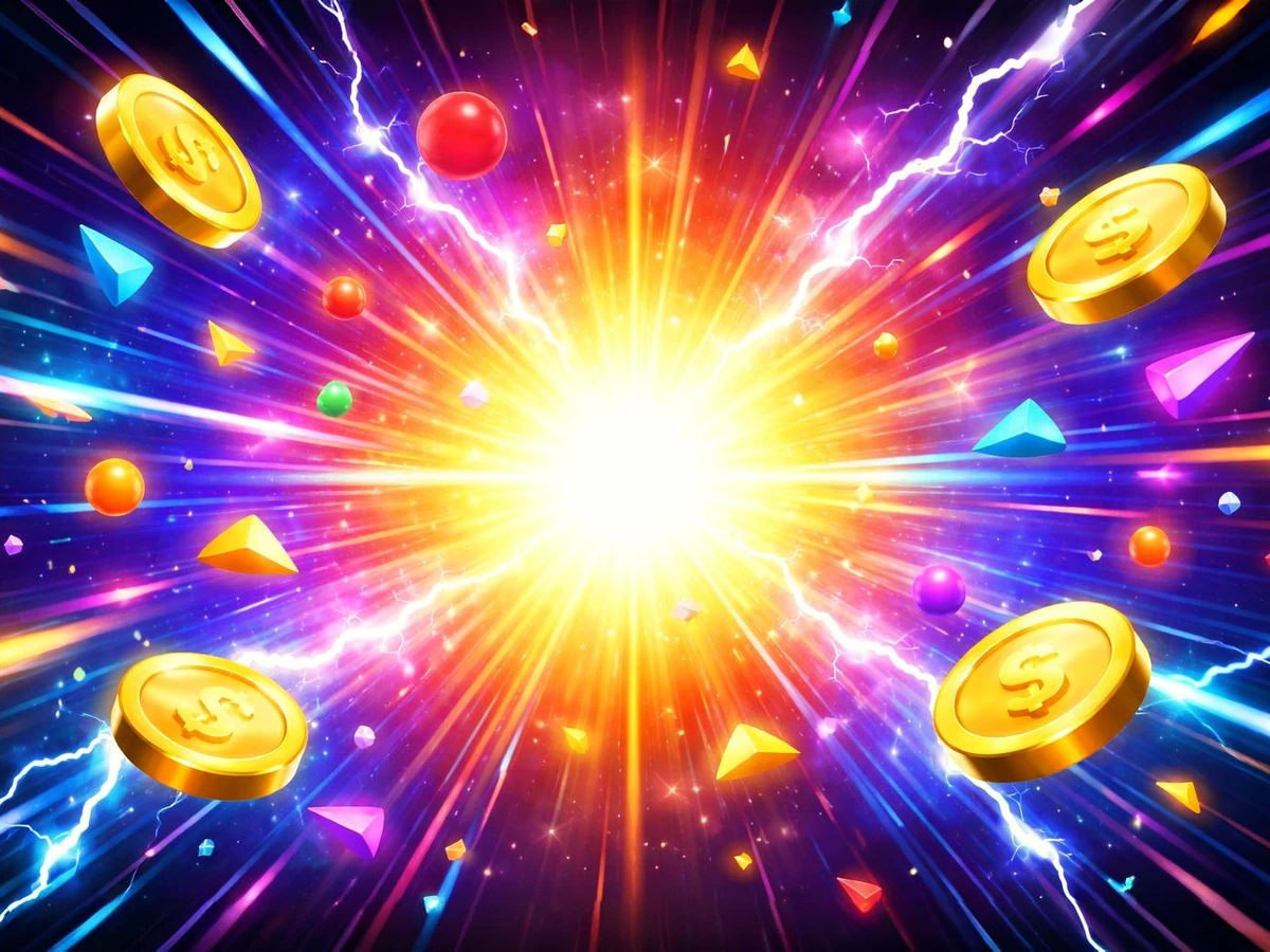 Tampilan permainan slot berwarna di RATU303
